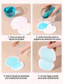 2 Pieces Armpit Sweat, Summer Antiperspiration For Men And Women Disposable Invisible And Durable Anti-Sweat Armpit Sweat, - White - View 7