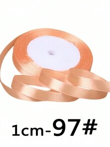 22米/卷實色絲帶不同寬度，適用於DIY手工、蛋糕盒和花卉裝飾、禮品包裝、生日派對裝飾、婚車裝飾、紅色編織絲帶，非常適合烘焙、工藝品、髮箍、髮飾、蝴蝶結、婚禮裝飾、手工製作邀請卡、花束、聖誕節、萬聖節、情人節、母親節、七夕節 - 1Pcs - 查看 14