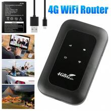 Unlocked 4G Pocket Mobile Broadband Wireless WiFi Router Portable MiFi Hotspot - Black - View 4
