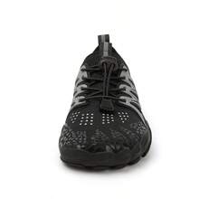 New Outdoor Hiking Shoes For Men & Women, Surfing Snorkeling Amphibious Shoes, Breathable Trekking Shoes For Water And Land, Beach Shoes, Running Shoes, Soft Bottom Indoor Fitness Shoes, Silent Non-Slip Jumping Rope Shoes, Shock Absorbing Soft Bottom Women's Casual Sports Shoes, Gray Training Yoga Shoes, Professional Squatting Anti-Slip Strength Training Weightlifting Shoes - Black - View 7