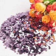 20g Paillettes Sequin 4mm AB & Silver Base Mix Colors Pvc Round Sequins Loose Sequins Paillettes Glitter For Jewelry Making Diy Sewing Craft