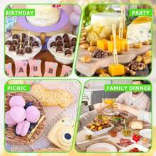 200 件/100 件竹制开胃叉，一次性竹制水果叉，糕点叉，家用蛋糕和甜点叉，开胃菜叉，婚礼派对用品，独立竹签，厨房，圣诞礼物，学校用品 - 本色 - 查看 4