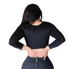 Women Shapewear Bodysuits - 黑色 - 查看 2