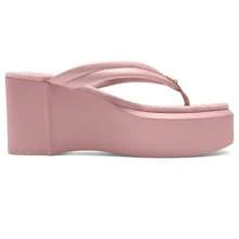 Coach Franki Flip-Flops In Signature Jacquard - light rose - View 5