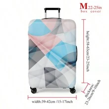 Vỏ vali vải Polyester Spandex dày dặn đàn hồi chống mài mòn 19-32 inch, phong cách giải trí, nhiều mẫu mã để lựa chọn, họa tiết hoạt hình, đồ họa màu, họa tiết chữ cái, họa tiết khinh khí cầu, v.v., có thể dùng đựng đồ gia dụng, chống bụi và du lịch, túi đựng đồ dùng học tập đa năng bốn mùa - Nhiều màu - Xem 18