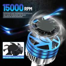 HYNBYZJ 2 Packs H7 LED Canbus Car Headlight Super HB4 H11 H4 H1 9012 HB3 9005 9006 Lights Plug-N-Play Bulbs 250W 6000K Auto Lamp