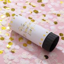 5/10 件 4.3 英寸婚礼迷你手持五彩纸屑炮，适用于庆典、典礼、派对、弹簧花管比赛、周年纪念、生日惊喜、摄影道具， - 彩色 - 查看 12