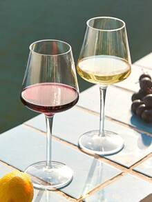 2/4/6 PEÇAS Taças de Vinho Tinto de Plástico Transparente de Tritan, Taças de Plástico de Copoliéster Reutilizáveis, Taças de Vinho Branco à Prova de Estilhaços Adequadas para Uso Ao Ar Livre, Adequadas para Festas, Casamentos, Dia dos Namorados, Presente - transparente - Visão 7