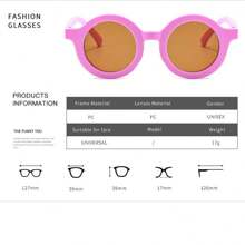 Floral Daisy Personalized Name Fashion Glasses | | Personalized DIY Fashion Glasses Fashion,Colorful,Cute,Adorable,Contracted,Kawaii,Y2K,Casual,2000s Fashion,Cuties Custom,Personalized,Unique,Customized Ideal Gifts For Him Her,Boyfriend,Girlfriend,Family,Friends,Grandparents,Children For Christmas,For Winter,For Fall/Autumn,For Holiday Finds,Winter Fashion,Christmas Gift,Personalized Gifts For Women/Men - Brown - View 5