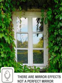 1捲防曬隔熱窗貼膜，防UV，適用於陽台玻璃，單向透視窗貼膜，可拆卸且可重複使用的玻璃貼膜，適用於臥室、客廳和浴室，降低夏天的熱量 - 彩色 - 查看 6