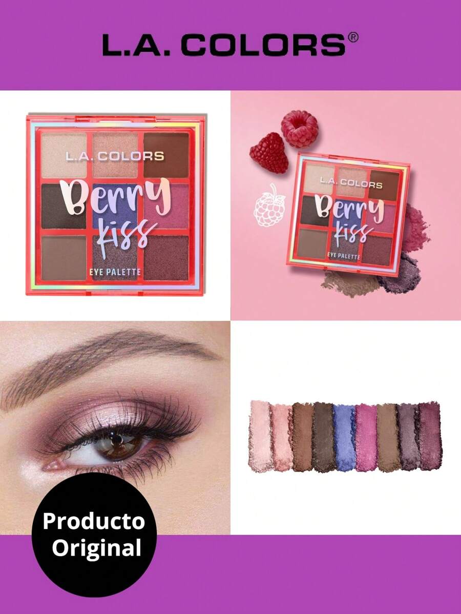 L.A. Colors Eyeshadow Palettes - Pink - View 1