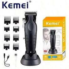 Kemei 2296 Tông đơ cắt tóc không dây 0mm Zero Gapped Khắc Clipper Detailer Máy cắt tóc điện chuyên nghiệp Kemei 2299 Tông đơ cắt tóc không dây 0mm Zero Gapped Khắc Clipper Detailer Máy cắt hoàn thiện điện chuyên nghiệp - màu đen - Xem 7