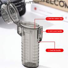 Funda impermeable para encendedor tipo BIC Regular, funda tipo manga J6, para actividades al aire libre y supervivencia, bolsa multifuncional sellada para encendedor