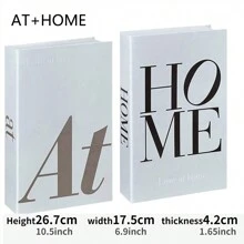 3PCS LOVE AT HOME - Fashion Home Decoration Books, Creative Living Room Desktop Decorations, Windowsill Wall Decoration Book Models, Suitable For Rooms, Kitchens, Bedrooms, Offices, Desks, Birthday Parties, Holiday Parties, Weddings, Celebration Parties, Teacher Gifts, Artificial Flower Decoration Tray Bases, Graduation Teacher Gifts Holiday Accessories Decoration Mariage Champetre Decoration Maison 2PCS/1PC