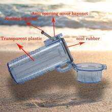 Funda impermeable para encendedor tipo BIC Regular, funda tipo manga J6, para actividades al aire libre y supervivencia, bolsa multifuncional sellada para encendedor