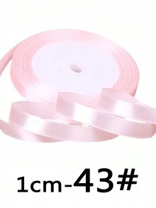 22米/卷實色絲帶不同寬度，適用於DIY手工、蛋糕盒和花卉裝飾、禮品包裝、生日派對裝飾、婚車裝飾、紅色編織絲帶，非常適合烘焙、工藝品、髮箍、髮飾、蝴蝶結、婚禮裝飾、手工製作邀請卡、花束、聖誕節、萬聖節、情人節、母親節、七夕節 - 1Pcs - 查看 82