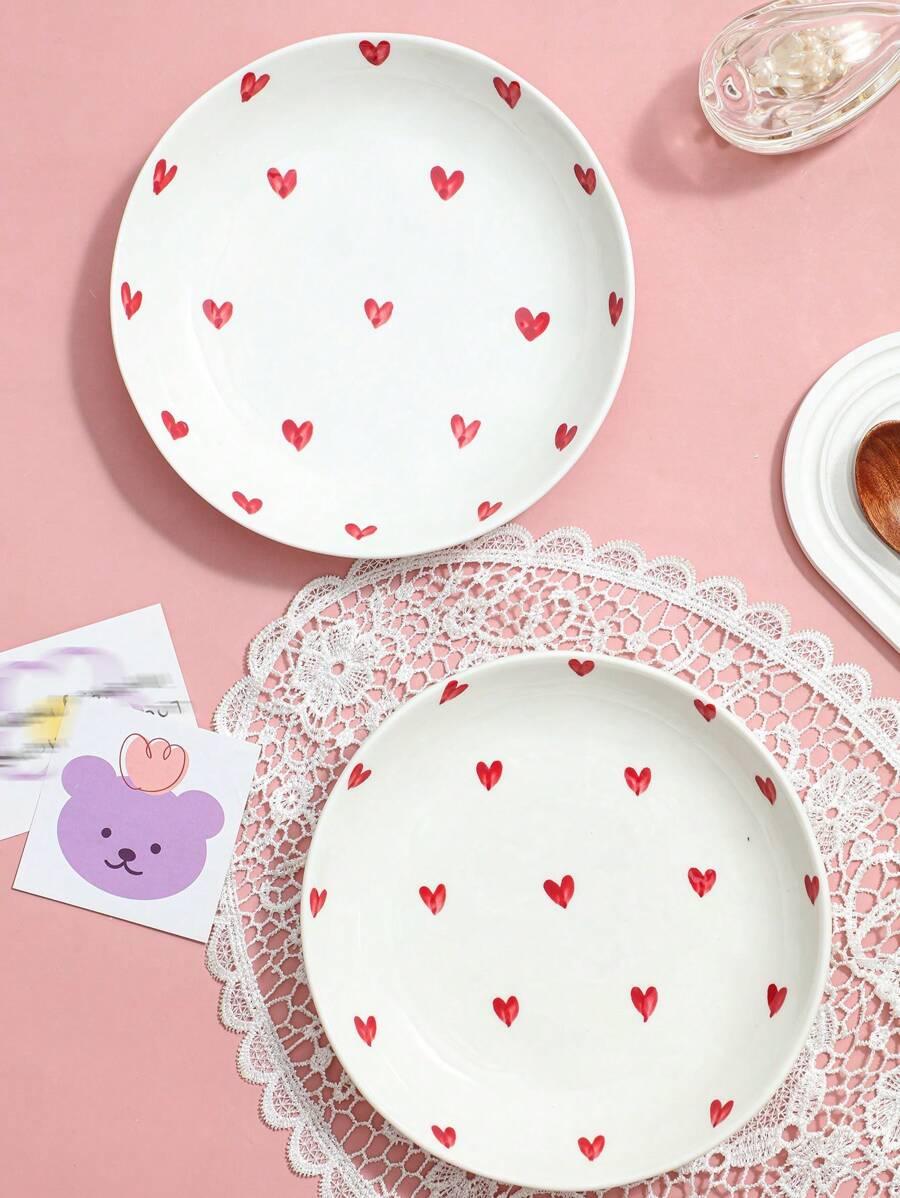 1 件/2 件/4 件陶瓷餐盘适用于家庭、客厅、餐厅、厨房、牛排盘、西餐盘，用于盛放谷物、蔬菜、肉类、面包，适用于户外、婚礼、派对、礼物、生日、圣诞节