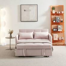 LZ Home 55.5" Twins Pull Out Sofa Bed Velvet