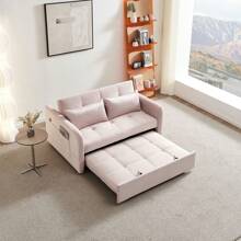 LZ Home 55.5" Twins Pull Out Sofa Bed Velvet