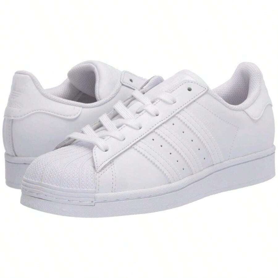 Adidas 原创超级巨星 W - 鞋類白色/鞋類白色/鞋類白色 - 查看 1