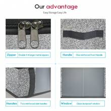 3 Pack Storage Bins Clothes Storage, Foldable Blanket Storage Bags, Fabric Storage Bins For Bed Sheets, Duvet Covers, Pillowcases, Clothes ,Under Bed Storage Containers For Organizing, Clothing, Bedroom, Comforter, Closet, Dorm, Quilts, Organizer,