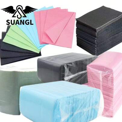 250 chiếc Yếm xăm hình & nha khoa dùng một lần không thấm nước: Tấm vệ sinh đa dụng cho chăm sóc sức khỏe & sắc đẹp, Tấm vải lau bàn xăm dùng một lần, Yếm xỏ răng, Thảm trải bàn xăm dùng một lần không thấm nước, Phụ kiện xăm nha khoa