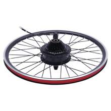 24 Inch Electric Bicycle Motor Kit Rear Wheel 36V 500W E-Bike Conversion Kit E-Bike Cycling Hub Conversion Dual Mode Controller, Max. Speed 30-35KM/H - Black - View 4