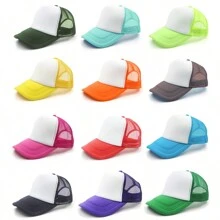 1 szt. Letnia czapka przeciwsłoneczna Baseball sport wypoczynek gąbkowa czapka z siatką ochrona przed słońcem oddychająca czapka