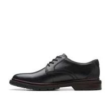 Clarks | Burchill Derby |  | Dress Shoes - Black Leather - View 5