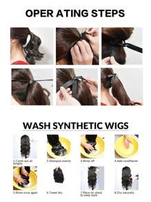 Claw Clip Ponytail, 24 Inch Black Ponytail Extensions, Women's Synthetic Long Curly Wave Clip-In Ponytail Extensions, Synthetic Wigs For Daily Party Use, Ponytail Wigs