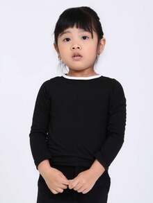 Young Girls Blouses - 黑色 - 查看 3