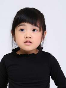 Young Girls Blouses - 黑色 - 查看 5