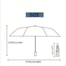Foldable Rainbow-Colored Sun Umbrella, UV-Proof, Fashionable Shade Umbrella For Women, Can Be Used In Both Rainy And Sunny Days For School,Office,Household,Travel