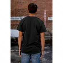 Christian Faith Proverbs Scripture Graphic T Shirt - Black - View 2