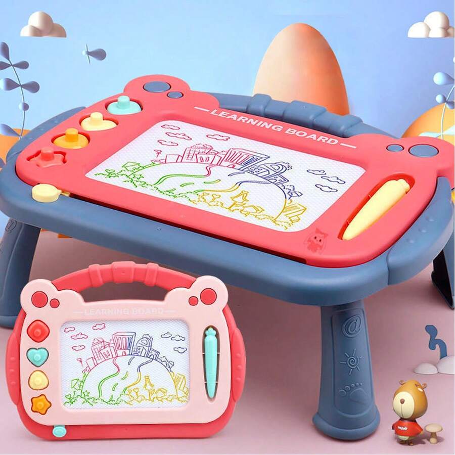 Kids Magnetic & Mechanical Drawing Boards - 藏蓝色 - 查看 1