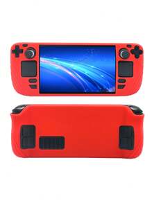 1入組遊戲機矽膠保護套，防滑、防塵、防汗、防刮，增強遊戲體驗，適用於Steam Deck - 紅色 - 查看 12