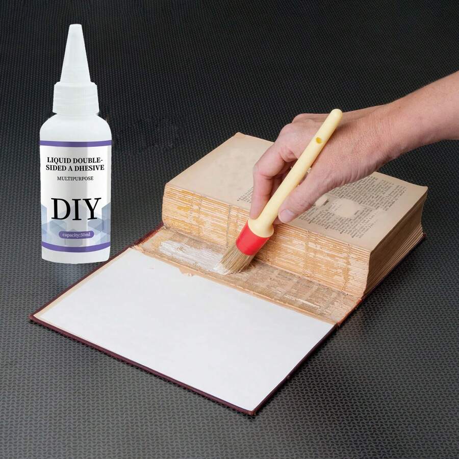 LIQUID DOUBLESIDED ADHESIVE AllPurpose Glue, Dries Clear And Remains