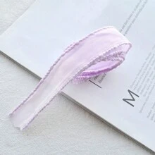 1 件宽 25 毫米、长 1 米的卷边纱布丝带 - 手工 DIY 珠宝配件，用于自制蝴蝶结、发夹和领带 - 彩色 - 查看 17