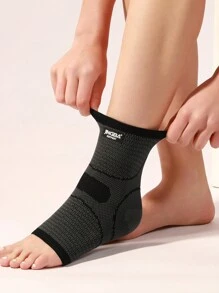 JINGBA SUPPORT 1pc Knitted Breathable Unisex Ankle Support For Home, Sports - Black - View 2