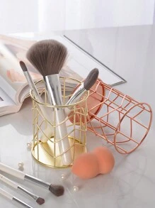 1 Stück Stiftehalter Metall Cut Out , Make-up Lager