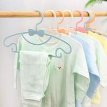 10/20PCS Premium Kids Closet Hanger Set - Uroczy wzór kokardy, Materiał PP, Oszczędność miejsca, Bezpieczny haczyk dla dzieci w wieku 0-10 lat, Idealny prezent na Święto Dziękczynienia, Nowy Rok, Walentynki, Wielkanoc