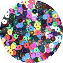 20g Paillettes Sequin 4mm AB & Silver Base Mix Colors Pvc Round Sequins Loose Sequins Paillettes Glitter For Jewelry Making Diy Sewing Craft