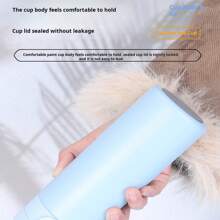 1pc Stainless Steel Bouncing Cover Pea Cup, Mini Double-Layer Vacuum Intelligent  Cup With Logo, Gift Water Cup - Multicolor - View 10