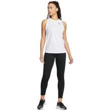 Nike Women's Dri-FIT Training Tank Top - White/Black - View 5