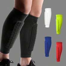 1pair Non-Slip Leg Covers, Football Socks Leg Protector, Sports Accessories,Christmas Gifts - Multicolor - View 3