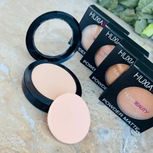 Polvo HuxiaBeauty #2 Matte Alta Cobertura 4 Tonos Diferentes Compacto Para Rostro LEODY - 02 Light Brown - Ver 3