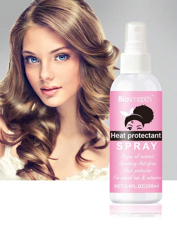 100ml Heat Protectant Spray For Hair - Professional Grade Thermal Protector, Leave-in Conditioner, Anti-frizz, And Shine