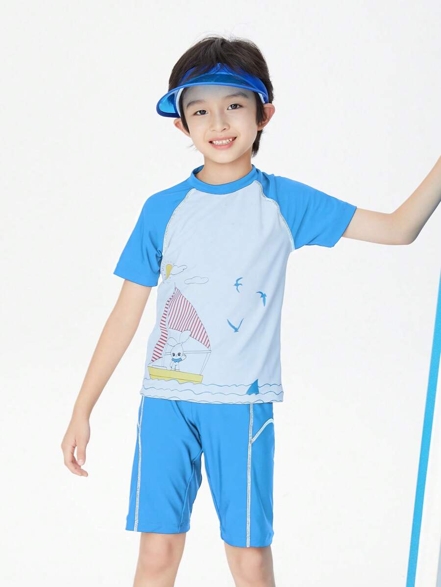 Annil Children's Clothing, Tween Boy Split Swimsuit, Swimsuit, Swimsuit