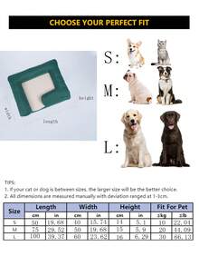 1pc-Large Pet Bed, Suitable Up To 30kg, Plush Sofa For Cats And Dogs, Comfortable And Removable For Easy Cleaning. - Yellow - View 2