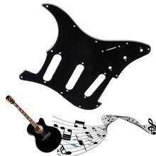 3 Ply Electric Guitar Pickguard Black Scratch Plate For Strat New - Multicolor - View 3